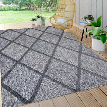 Salines Diamond Trellis Indoor/outdoor Area Rug